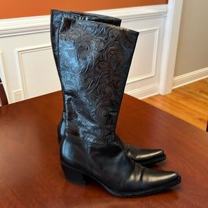 Laura Bellariva Italian leather cowboy boots - purchased in Italy